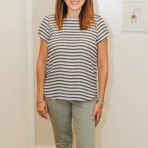 Striped blouse EUC from the Loft